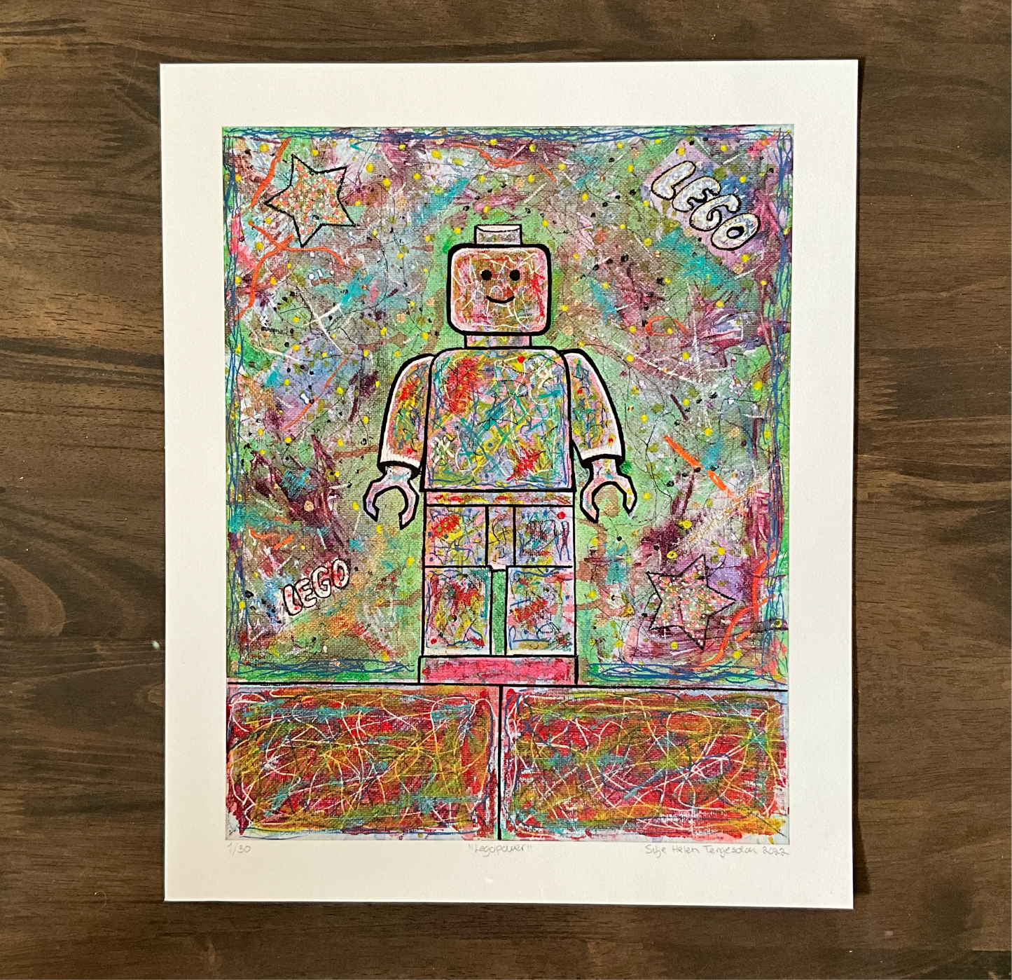 Lego Power – Eksklusivt A3 Print med Sertifikat på Canson Edition Rag Papir