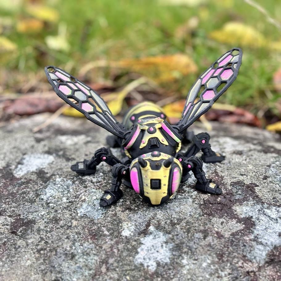 Dragonfly – Elegant 3D-Modell av Øyenstikker i PLA