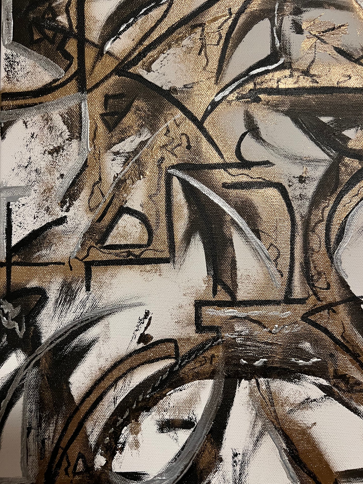 Abstrakt akrylmaleri