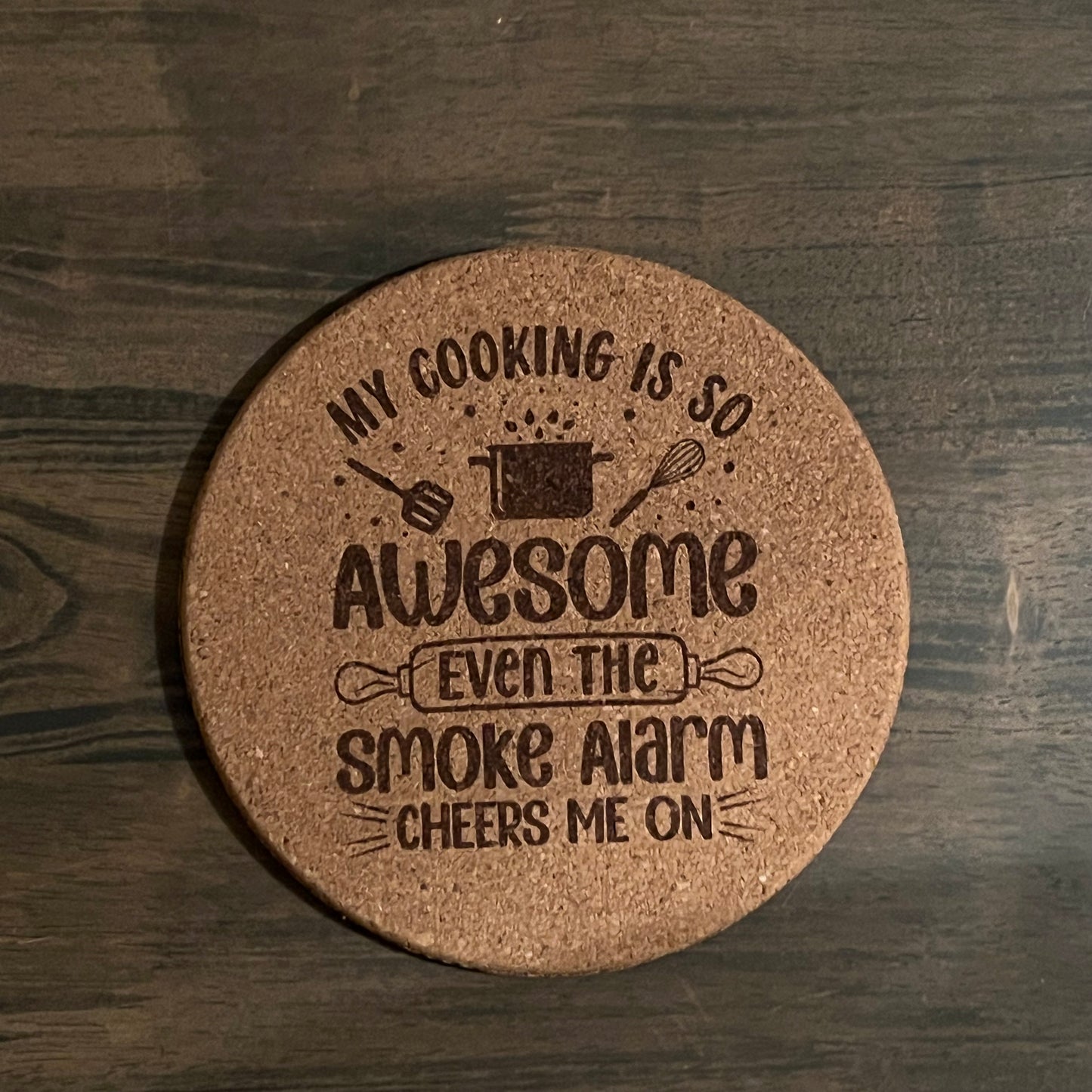 Gryteunderlag i kork, 3 varianter