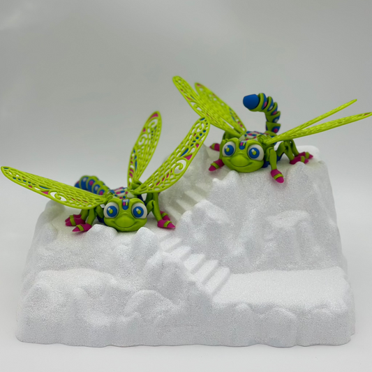 Dragonfly – Elegant 3D-Øyenstikker Modell i PLA for Dekorasjon og Gave