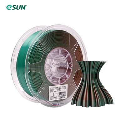 PLA Silk filament – Copper Purple Green