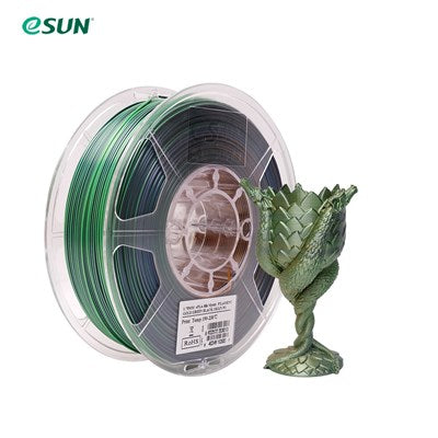 PLA Silk filament – Gold Green Black