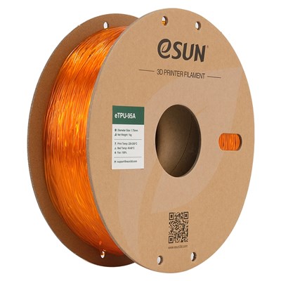 TPU filament – Transparent Orange