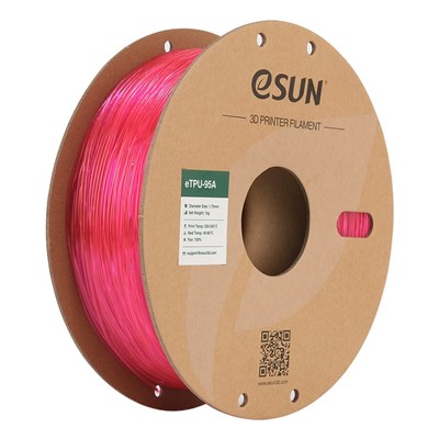 TPU filament – Transparent Pink